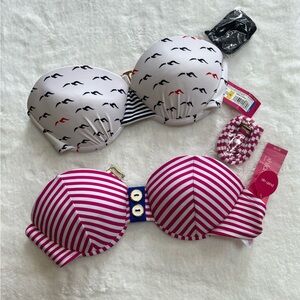 Xhilaration pushup bikini top set
